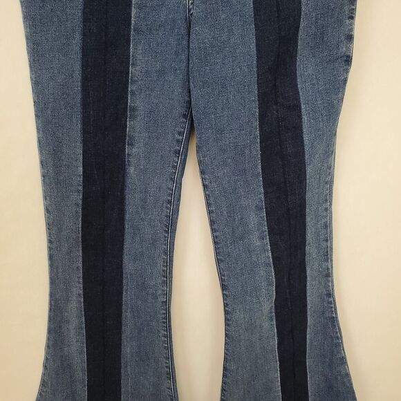 Show Me Your MuMu Blue Flare Jeans - Picture 3 of 16